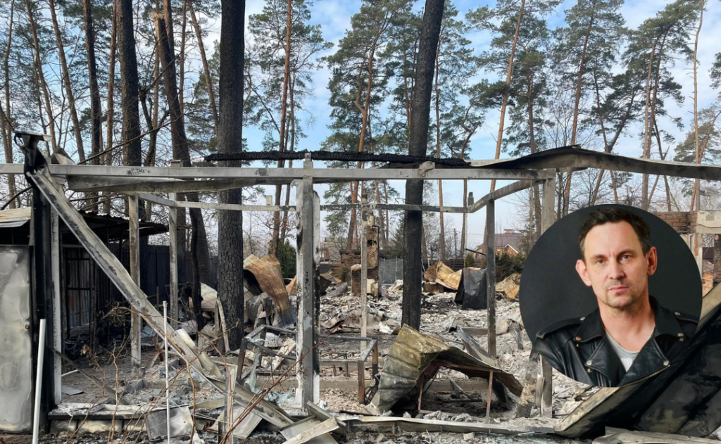 Фронтмен гурту «Друга ріка» Валерій Харчишин показав свій знищений окупантами будинок