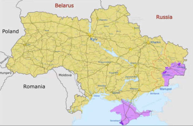 Інтерактивна карта війни в Україні