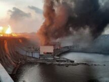Днепровская ГЭС: враг атаковал ДнепроГЭС 22 марта