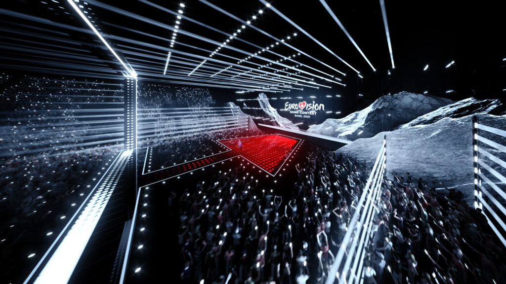 Євробачення 2025: логотип конкурсу та як виглядатиме головна сцена